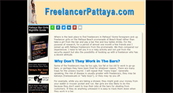 Desktop Screenshot of freelancerpattaya.com