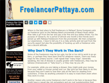 Tablet Screenshot of freelancerpattaya.com